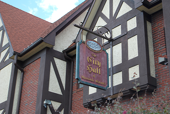 Front of City Hall Building